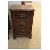 FRENCH STYLE NIGHT STAND - 3 DRAWER - 19" X 15" X
