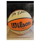 WILSON BASKETBALL - AUTOGRAPHED BY BUZZ PETERSON