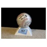 AUTOGRAPHED GAME BALL BETWEEN PHILLY AND YANKEES