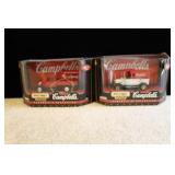 2 MATCHBOX - CAMPBELL SOUP DIE CAST CARS NEW IN