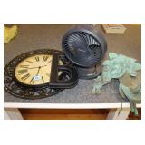 HOLMES FAN, WALL CLOCK, WIND CHIMES