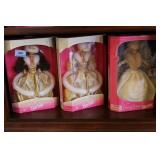 3 BARBIE DOLLS:  WINTER FANTASY
