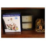 GROUPING: REMINGTON FIGURINE, DEPT. 56 CHURCH AND