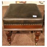 HIDE-A-WAY CHESS BOARD STOOL WITH **NO MEN** -