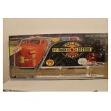 BACHMAN GALAXY HO SCALE 79 PC. ELECTRIC TRAIN IN