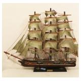 WOODEN SHIP "CUTTY SARK" - 27" LONG X 22" HIGH -