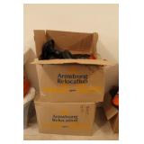 GROUPING: TOYS, VIDEO CONTROLLER, ETC. - 2 BOXES