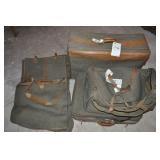 4 PC. SET OF VINTAGE HARTMANN LUGGAGE