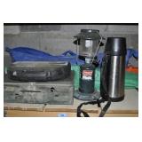 GROUPING: CAMPING EQUIPMENT: COLEMAN LANTERN,