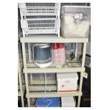 SHELF AND CONTENTS: KITCHENWARE