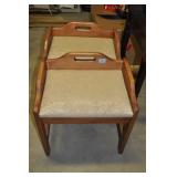 PAIR OF VINTAGE VANITY STOOLS