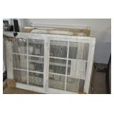 5 WINDOWS: 35 1/2" X 51 1/2", 2 - 33 1/2" X 42",