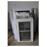 5 WINDOWS:  30" X 20", 27 1/2" X 26", 30 1/2" X