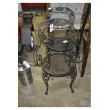 2 WROUGHT IRON PATIO CHAIRS
