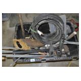 GROUPING: CLAMPS, HAND SAWS, BOAT ANCHOR, ETC.