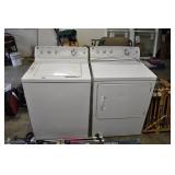 G.E. HYDROWAVE CLOTHES WASHER AND ELECTRIC
