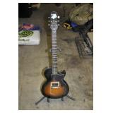 EPIPHONE JUNIOR ELECTRIC GUITAR AND STAND - SN: