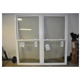 NEW REPLACEMENT DOUBLE WINDOW - 72" X 72" - VINYL