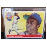 1955 TOPPS HANK AARON BASEBALL CARD #47