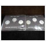 TWO SETS - STEEL WHEAT CENTS