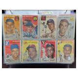 8 - 1954 TOPPS BASEBALL CARDS