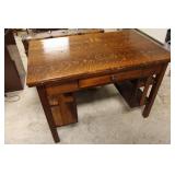 MISSION STYLE OAK DESK