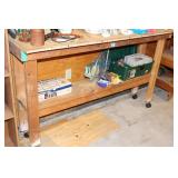 WORK BENCH ON WHEELS