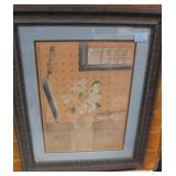 FRAMED PRINT NUMBERED 37/260 SIGNED