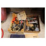 TWO BOXES MISC TOOLS