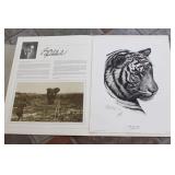 WHITE TIGER HEAD BY GUY COHELEACH