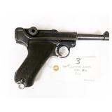 MAUSER P-08 9MM LUGER SEMI AUTOMATIC PISTOL
