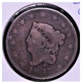 1817 LARGE CENT VG