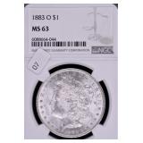 1883 O NGC MS63 MORGAN DOLLAR