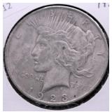 1923 PEACE DOLLAR XF