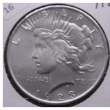 1923 PEACE DOLLAR AU