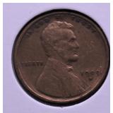 1909 S LINCOLN CENT VF DETAILS