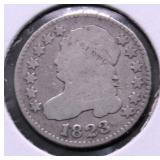 1823/2 BUST DIME VG JR2 R5