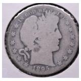 1895 BARBER HALF DOLLAR G