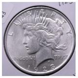 1923 PEACE DOLLAR UNC