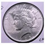 1923 PEACE DOLLAR CHOICE BU