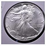 1987 SILVER EAGLE GEM