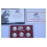 2008 SILVER PROOF QUARTER SET