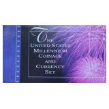 US MILLENNIUM COIN & CURRENCY SET