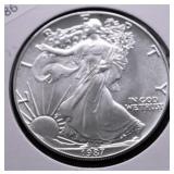 1987 SILVER EAGLE GEM