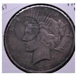 1927 D PEACE DOLLAR VF