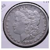 1900 MORGAN DOLLAR XF DETAILS