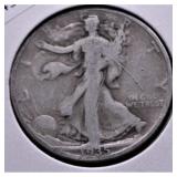 1935 S WALKING HALF DOLLAR VG