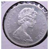 1965 CANADA SILVER DOLLAR CHOICE BU
