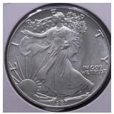 1987 SILVER EAGLE GEM