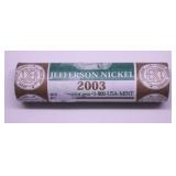 GEM BU ROLL OF WESTWARD JOURNEY NICKELS